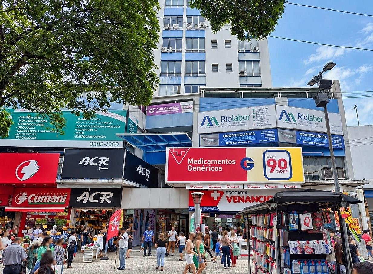 Fachada do consultório da Dra. Rachel Fernanda — Rua Cel. Agostinho, 76, Centro de Campo Grande, RJ